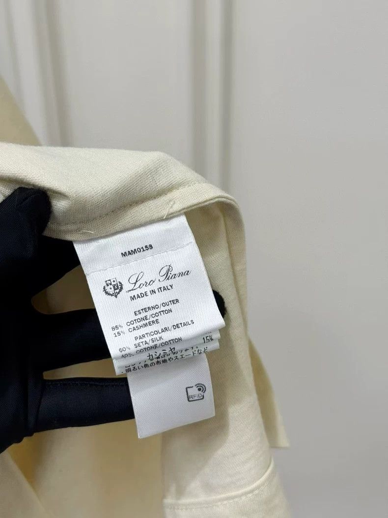 Loro Piana LORO PIANA Classic beige short sleeves Size S / US 4 / IT 40 - 5 Thumbnail