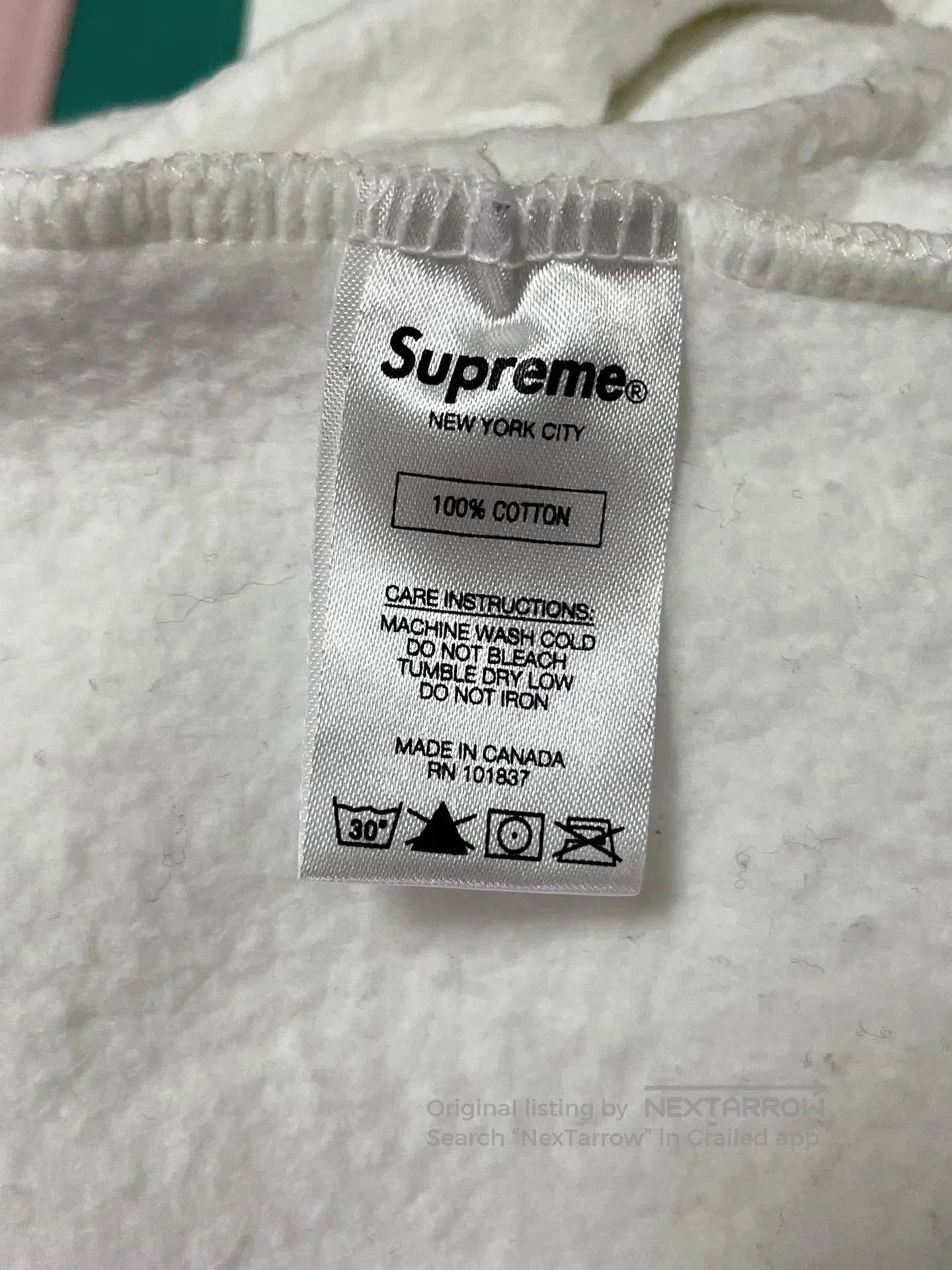 Supreme Supreme Vertical Logo Panel Pullover Fleece. Size US L / EU 52-54 / 3 - 9 Thumbnail