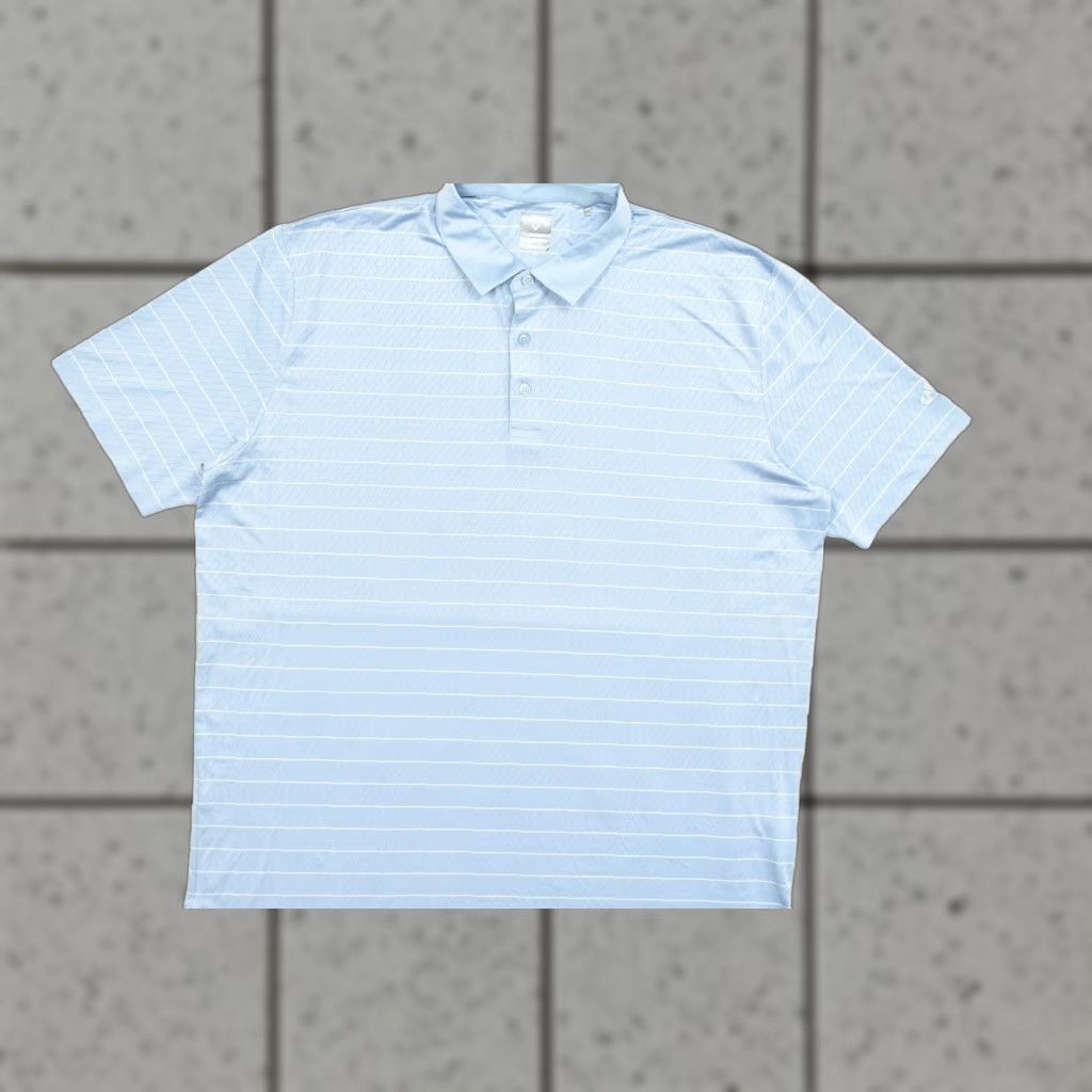 Callaway Callaway Polo Shirt Striped Short Sleeve Men XXL Blue Opti-Dri Golf Polo Shirt Athletic Size US XXL / EU 58 / 5 - 1 Thumbnail