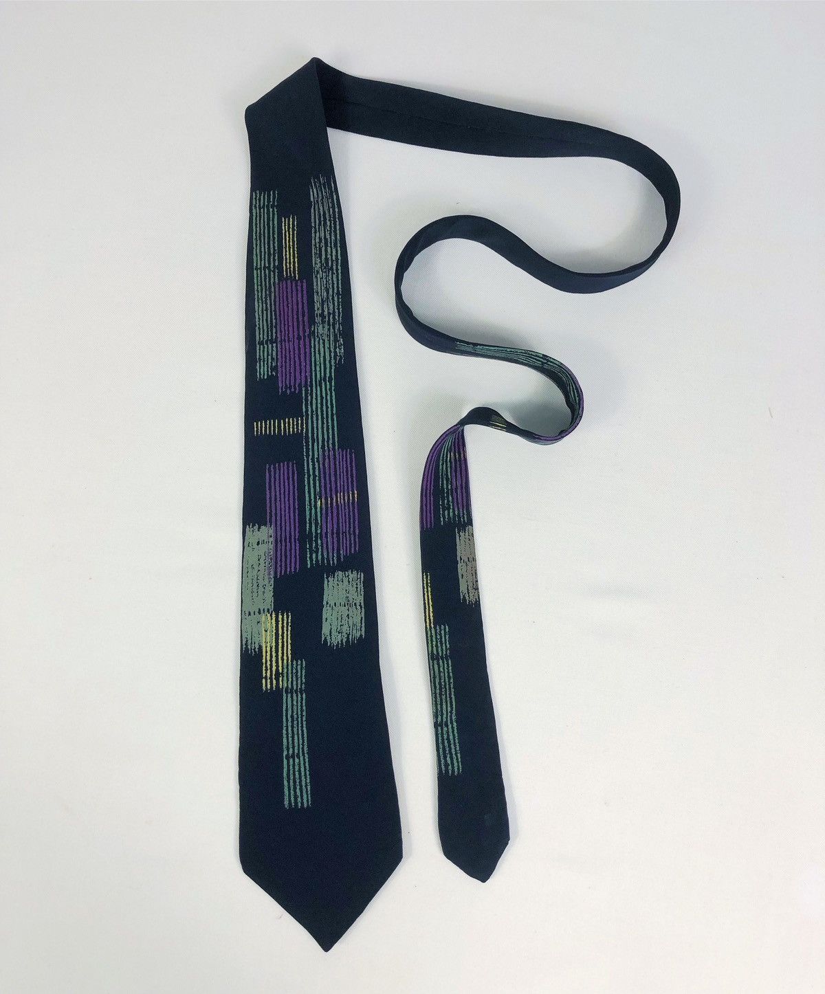 Issey Miyake Rare Vintage Issey Miyake IM Abstract Silk Tie Size ONE SIZE - 2 Thumbnail