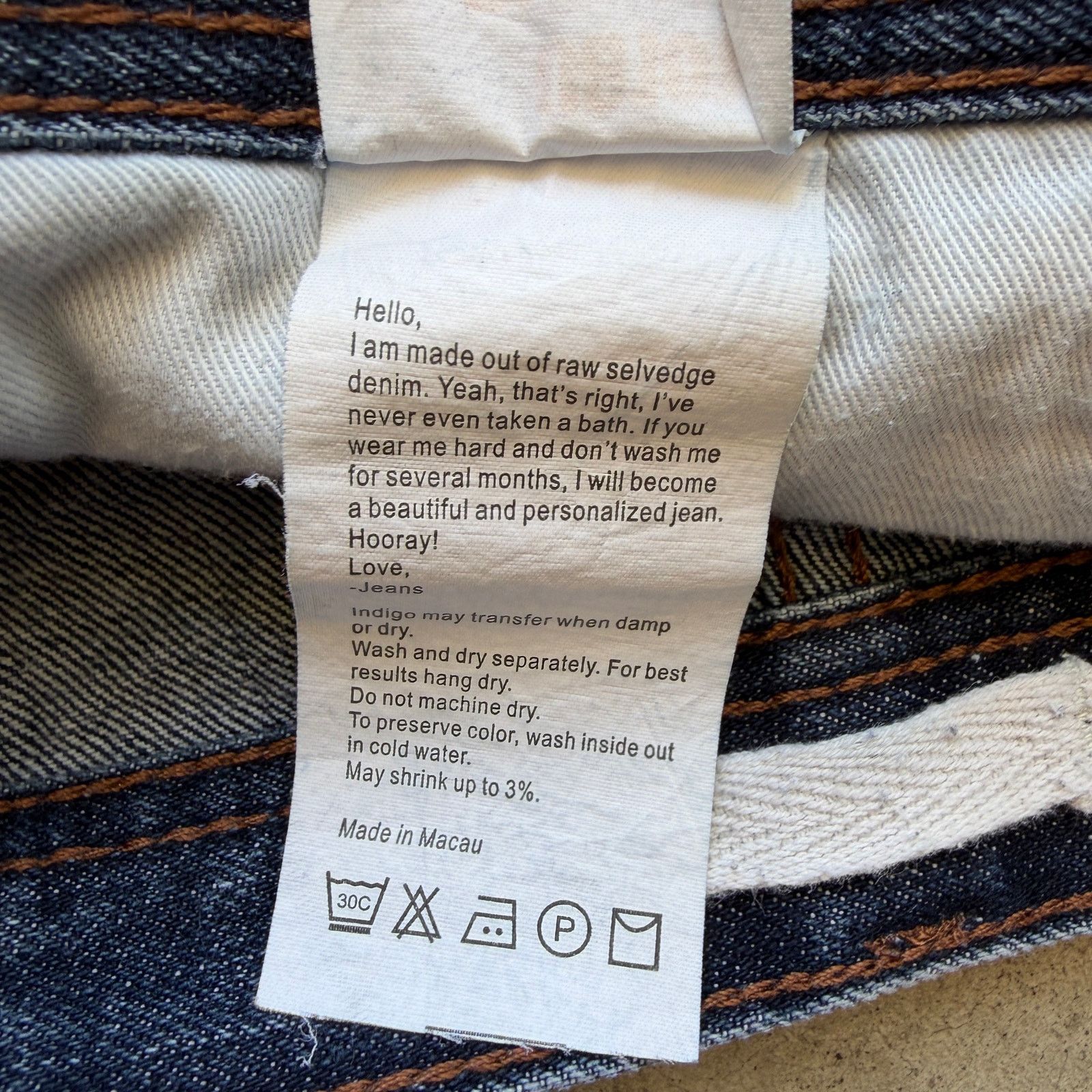 Other Unbranded Brand UB101 Selvedge Denim Shorts 14.5oz Raw Size US 36 / EU 52 - 5 Thumbnail