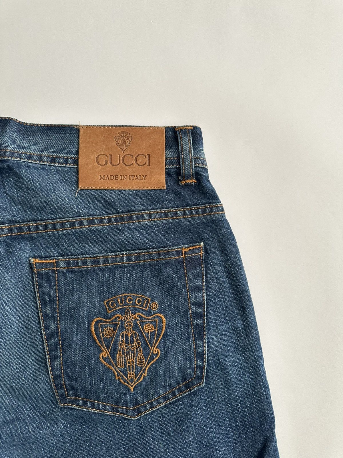 Gucci Gucci 2000’s Embroidery Denim Jeans Size US 30 / EU 46 - 7 Thumbnail