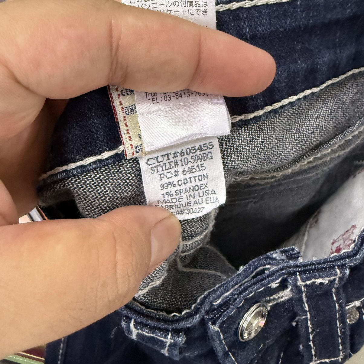 True Religion 2000s True Religion Low Rise Glitter Jeans Size 26" / US 2 / IT 38 - 15 Thumbnail