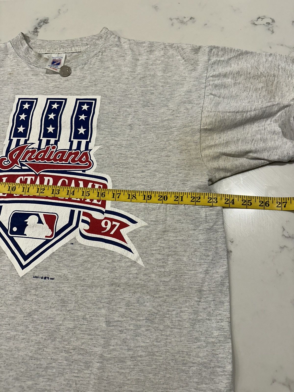 Logo 7 × MLB × Vintage Vintage 1997 Logo 7 Cleveland Indians All Star Game Shirt XL Size US XL / EU 56 / 4 - 6 Thumbnail