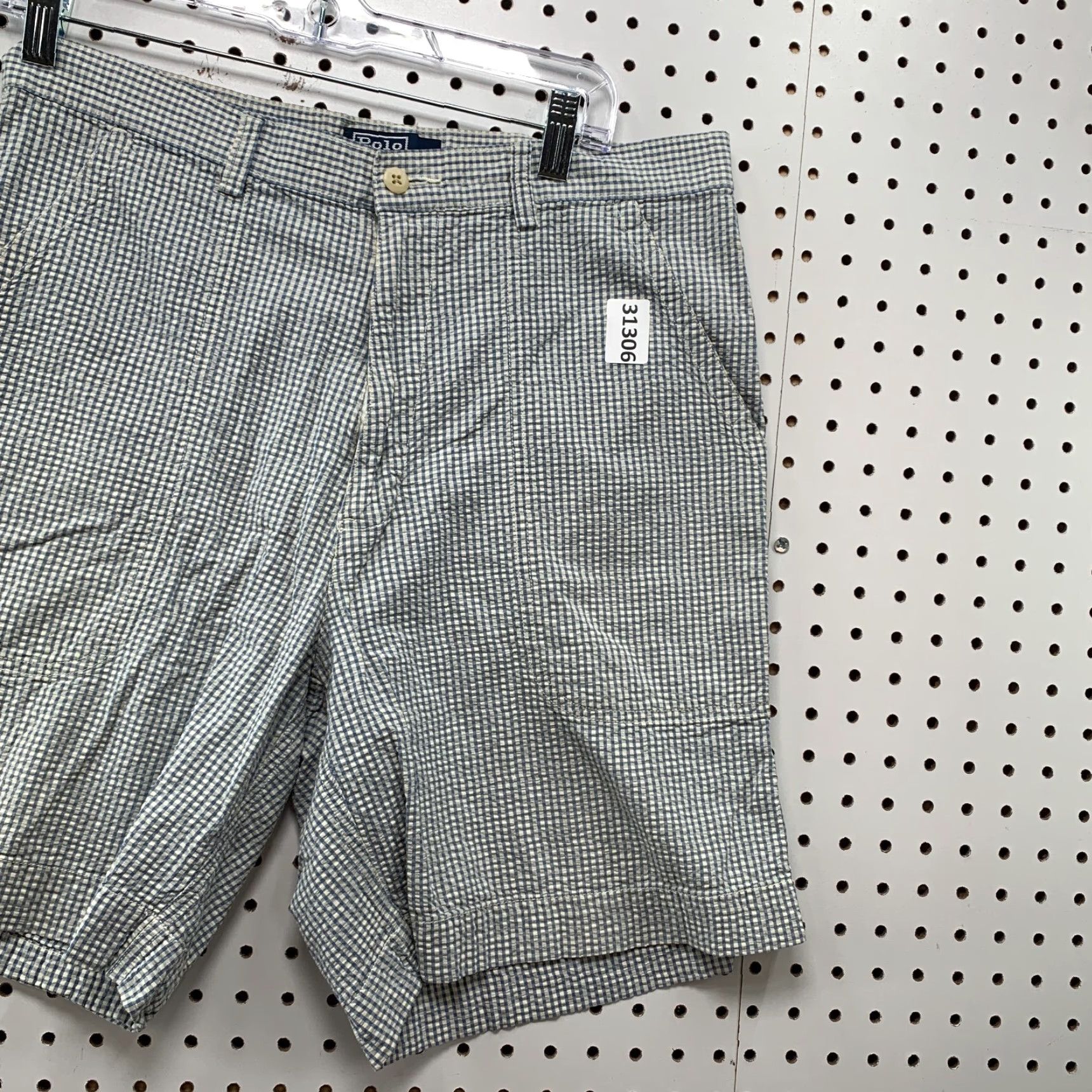 Polo Ralph Lauren VINTAGE Polo Ralph Lauren Chino Short Mens 33x8 White Blue Check Casual Shirt Mens Vintage Polo Ralph Lauren Chino Short 33x8 White/Blue Check Casual Size US XS / EU 42 / 0 - 4 Thumbnail