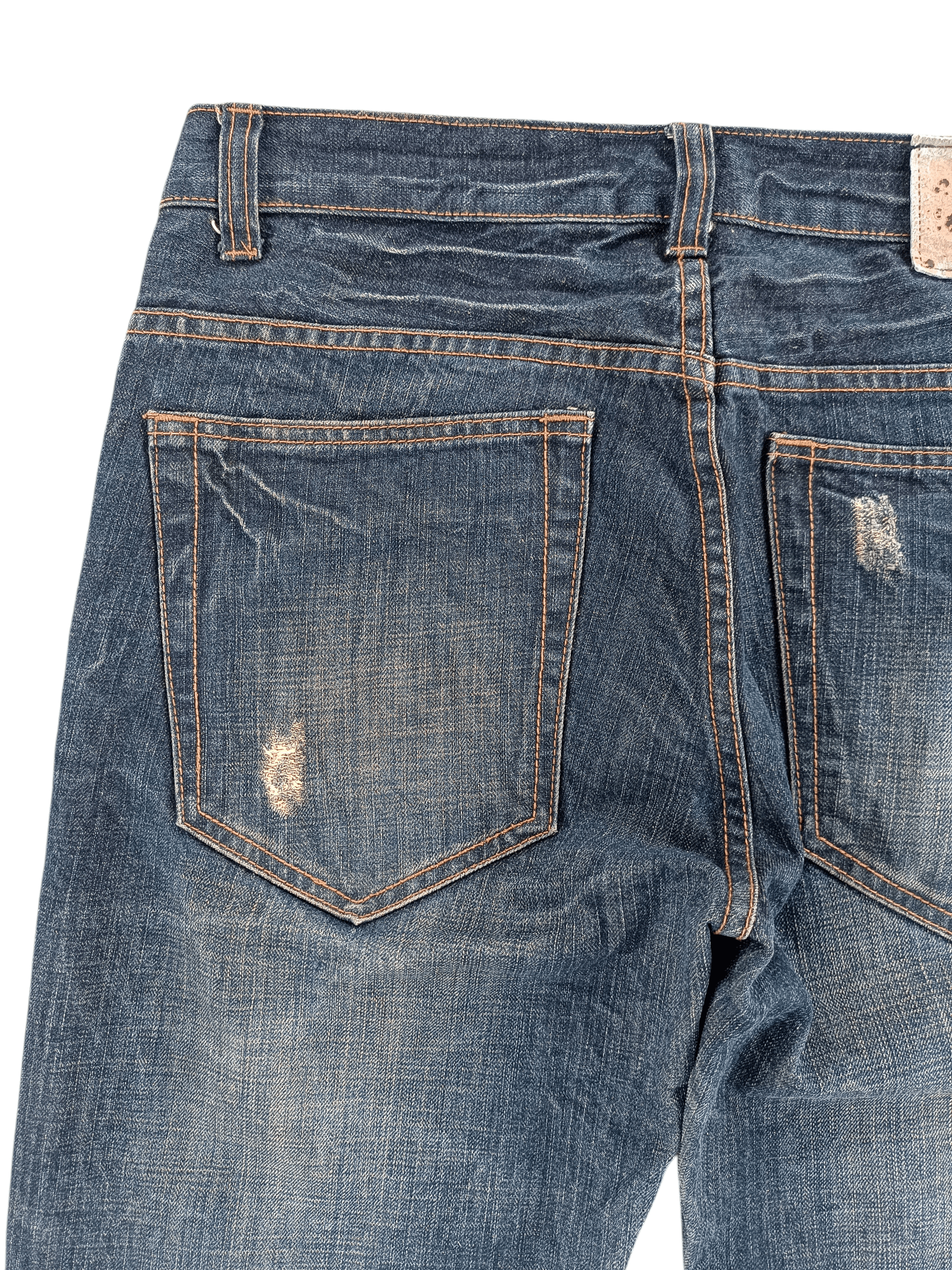 If Six Was Nine × Japanese Brand × Jean 🔥 VTG 🔥 Japanese Nylaus Rare Distressed Jeans Size US 32 / EU 48 - 4 Thumbnail