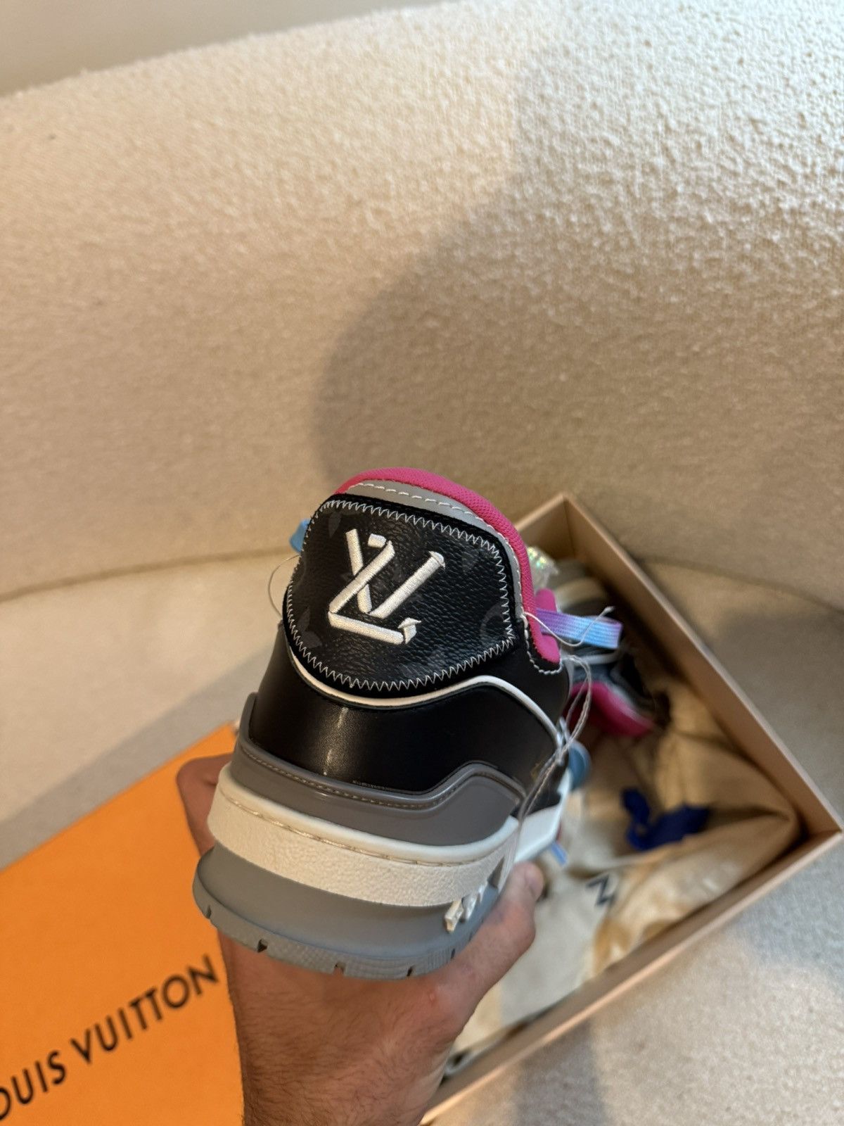 Louis Vuitton Louis Vuitton trainer upcycle Size US 9.5 / EU 42-43 - 4 Thumbnail