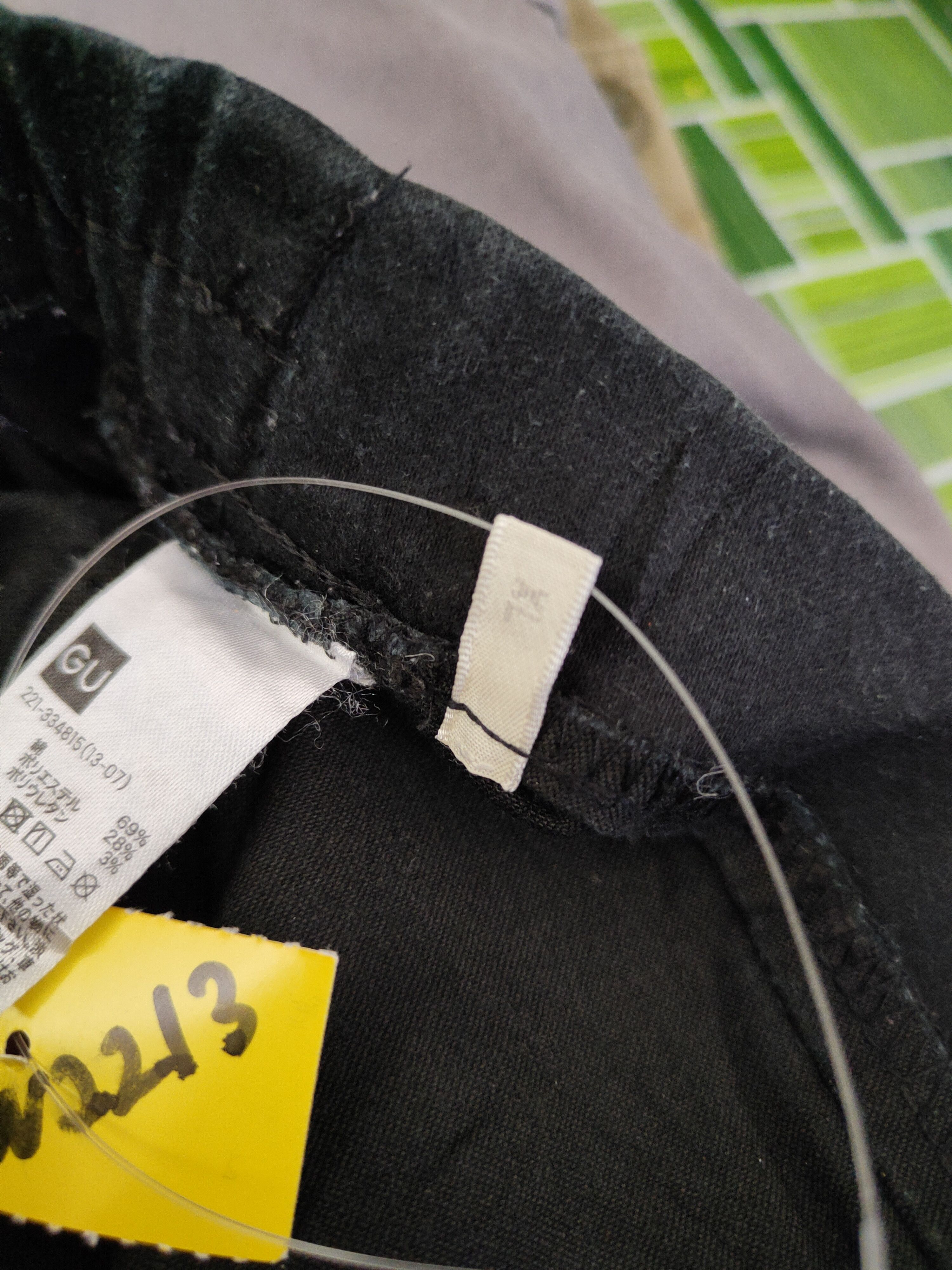 GU × Vintage GU Black painter jogger Pants #W2213 Size 28" / US 6 / IT 42 - 12 Thumbnail
