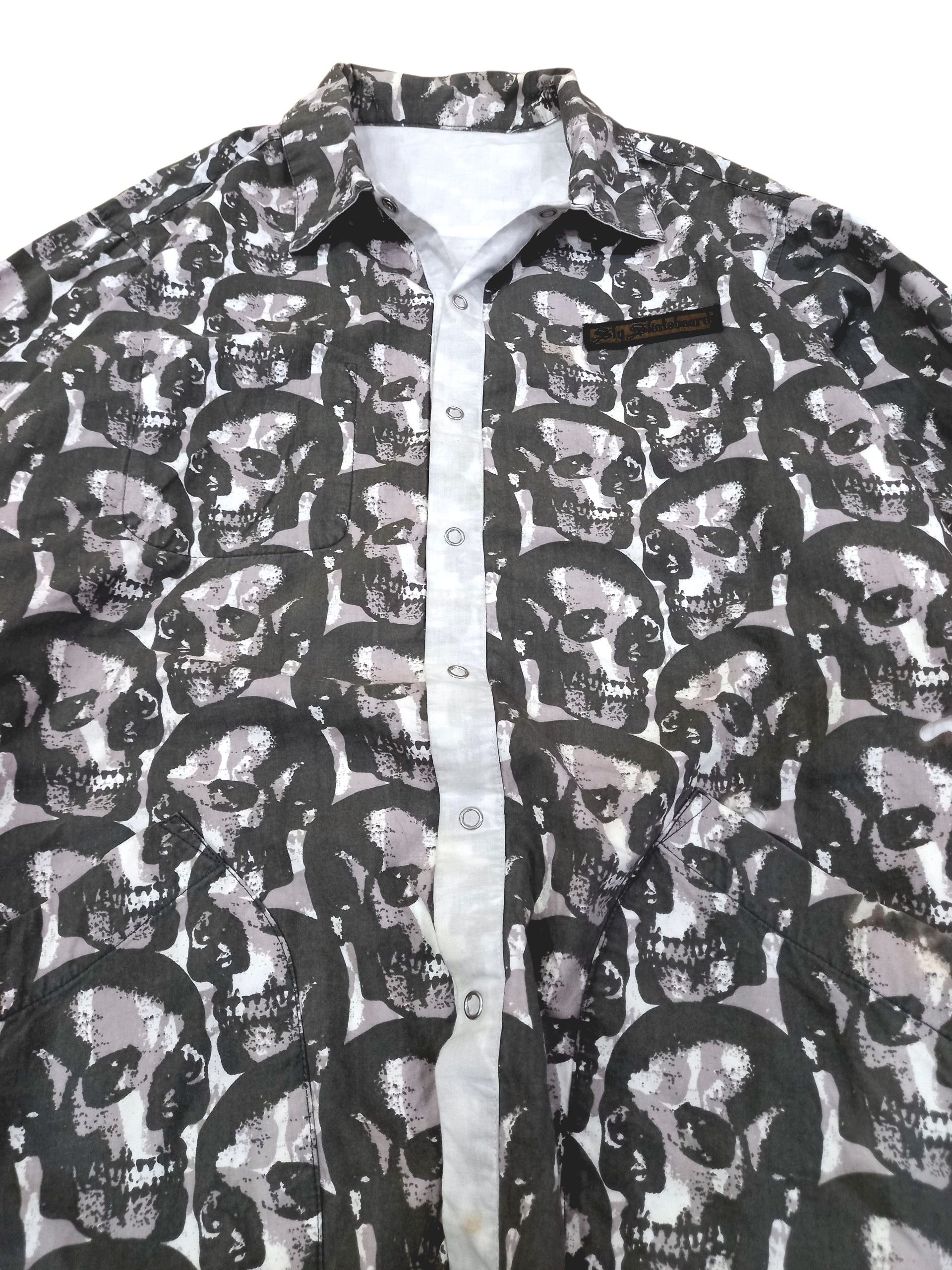 Sly Guild Vtg Sly Skateboards Ray Flores Crazy Dog AOP Distressed LS Size US L / EU 52-54 / 3 - 5 Thumbnail