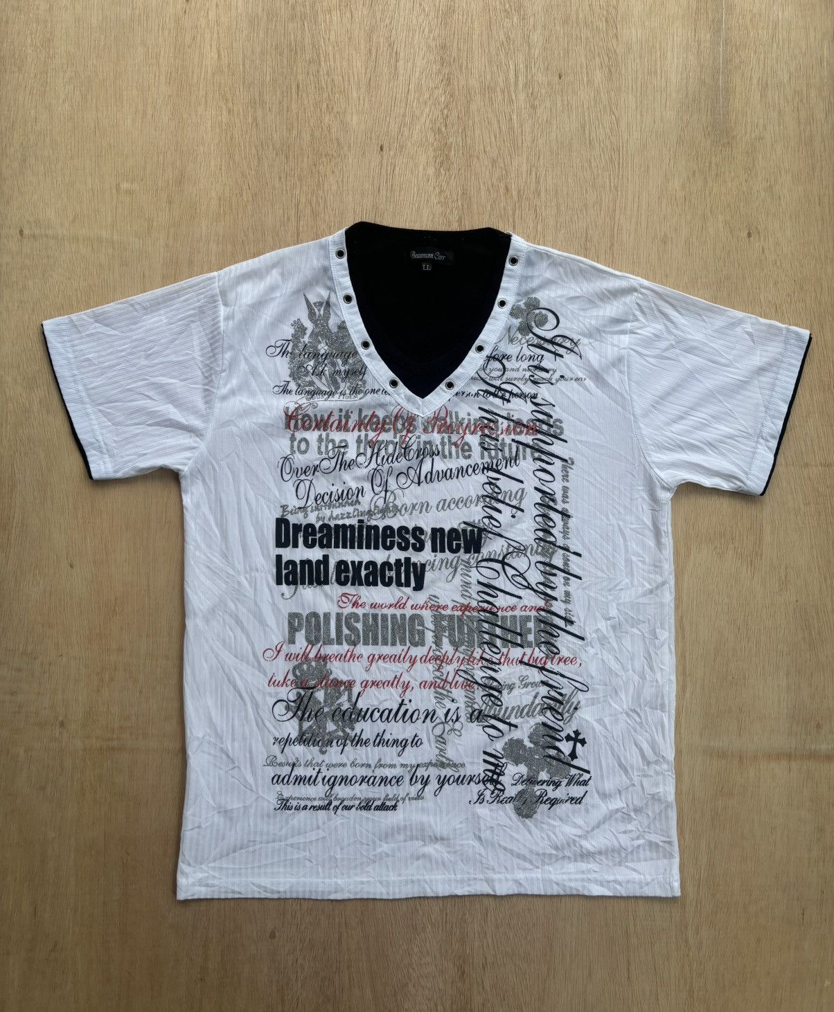 Hysteric Glamour Y2k Beaumont Carr Poem Ifsixwasnine Punk style Tshirt Size US L / EU 52-54 / 3 - 1 Thumbnail