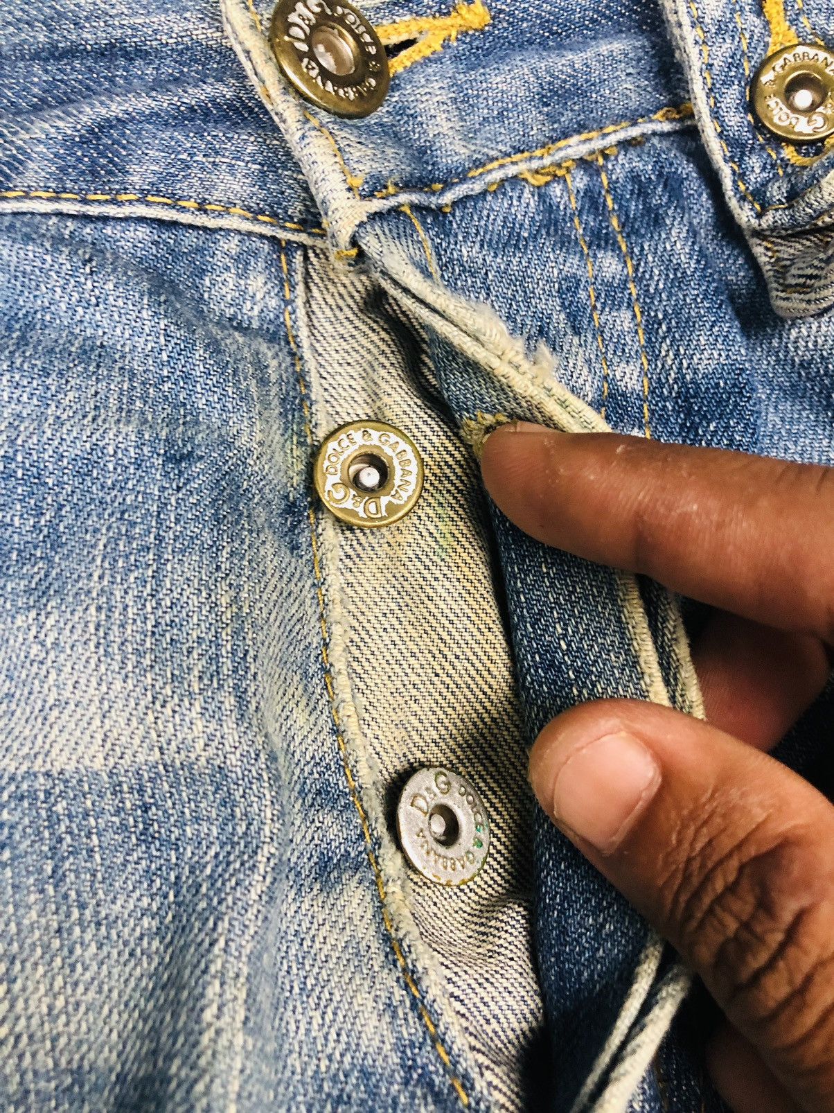 Dolce & Gabbana Dolce & Gabbana Distress Jeans (36) Size US 34 / EU 50 - 11 Thumbnail