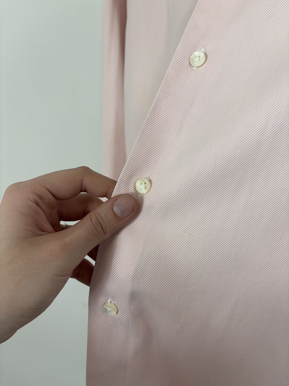 G. Inglese G. Inglese Men’s Pink Long Sleeve Button Up Shirt Size US L / EU 52-54 / 3 - 6 Thumbnail