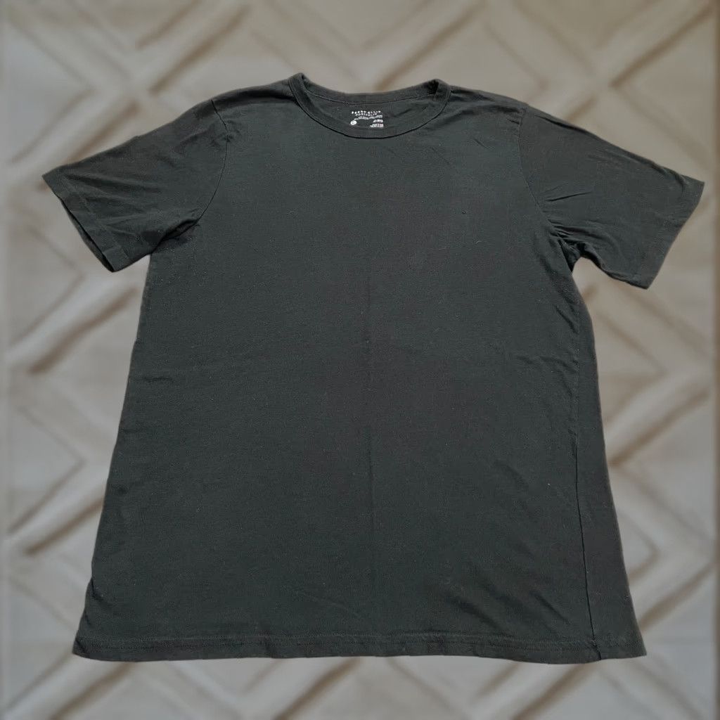 Perry Ellis Vintage Perry Ellis Men’s Black Cotton Blend Crew Neck T-Shirt XL Classic Short Sleeve Size US XL / EU 56 / 4 - 1 Thumbnail
