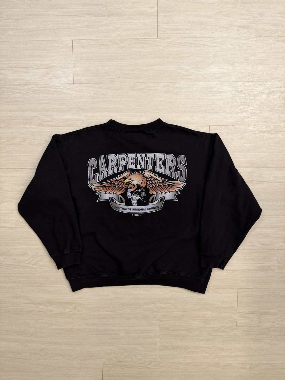 Other Vintage Carpenters Southwest Regional Council Eagle Crewneck Size US L / EU 52-54 / 3 - 1 Thumbnail