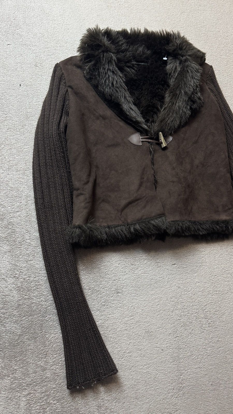 Japanese Brand Y2K Vintage Faux Fur Wool Jacket Hysteric Glamour lgb prada Size S / US 4 / IT 40 - 2 Thumbnail