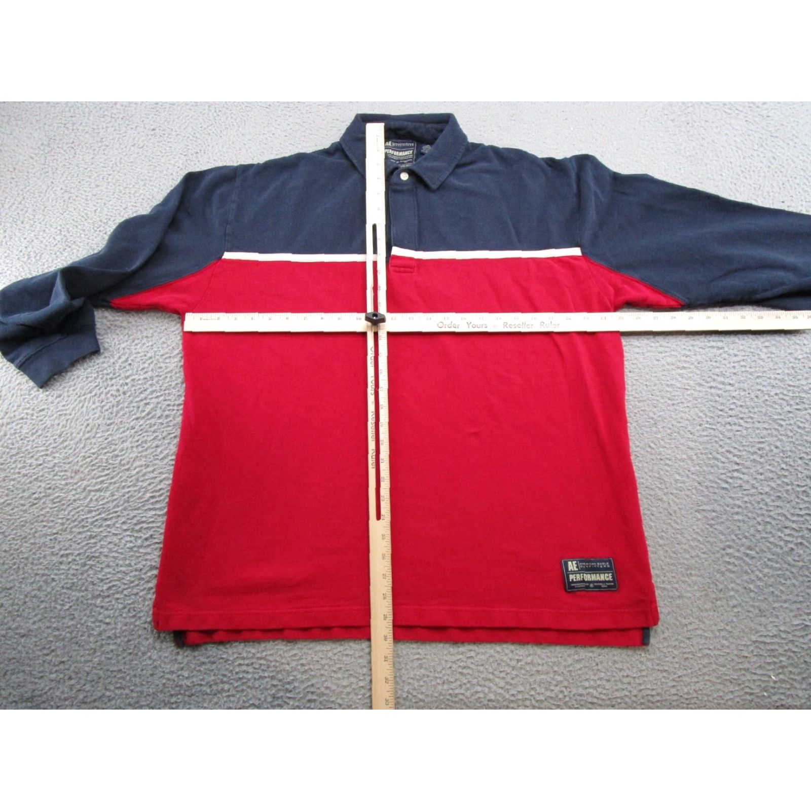 American Eagle Outfitters VTG American Eagle Outfitters Rugby Polo Shirt Mens Long Sleeve XL Multicolor Striped Polo Shirt Boy/Men? Size US XL / EU 56 / 4 - 5 Thumbnail