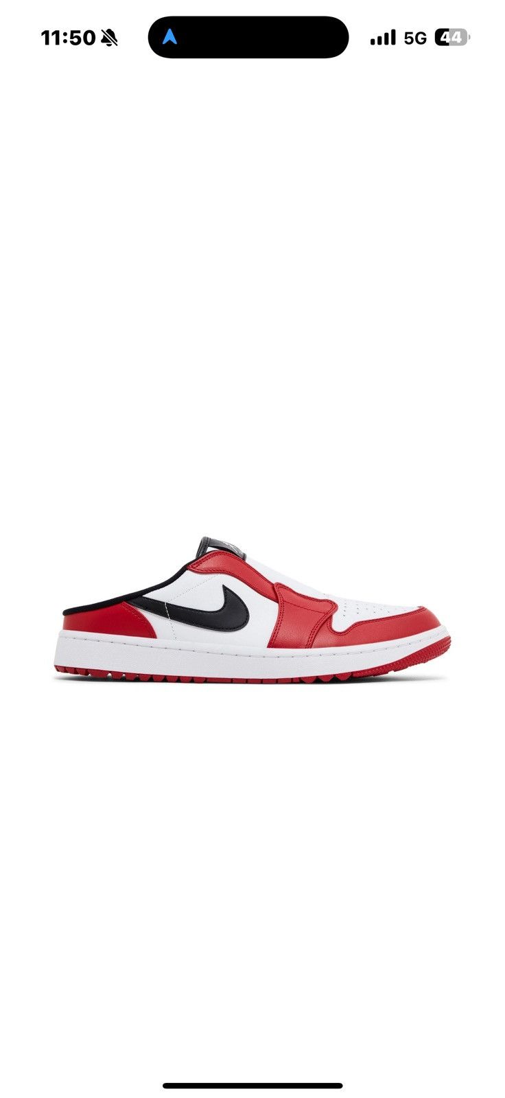 Nike Air Jordan Air Jordan 1 Mule Golf 'Chicago' FJ1214-101 Size US 13 / EU 46 - 2 Thumbnail