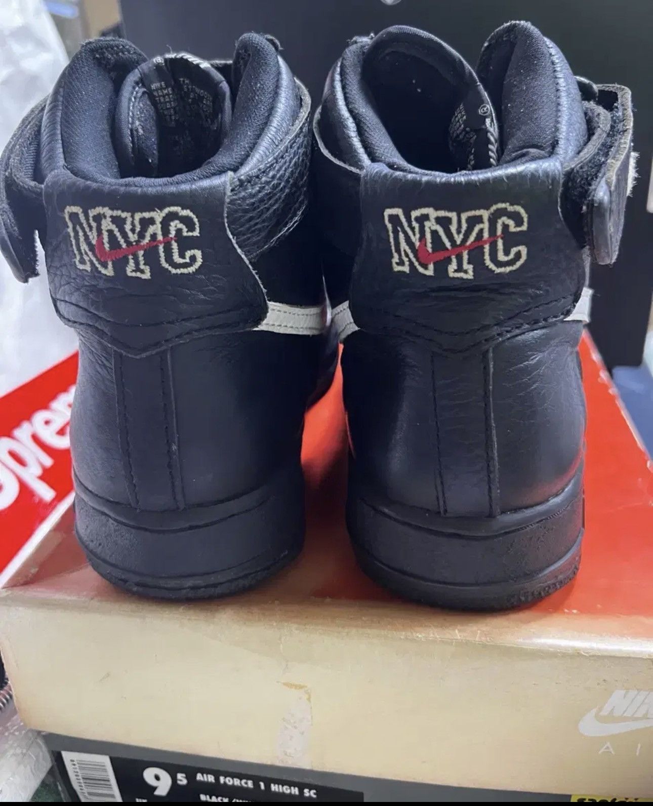 Nike 1995 Nike Air Force 1 High Nyc Size US 9.5 / EU 42-43 - 1 Thumbnail