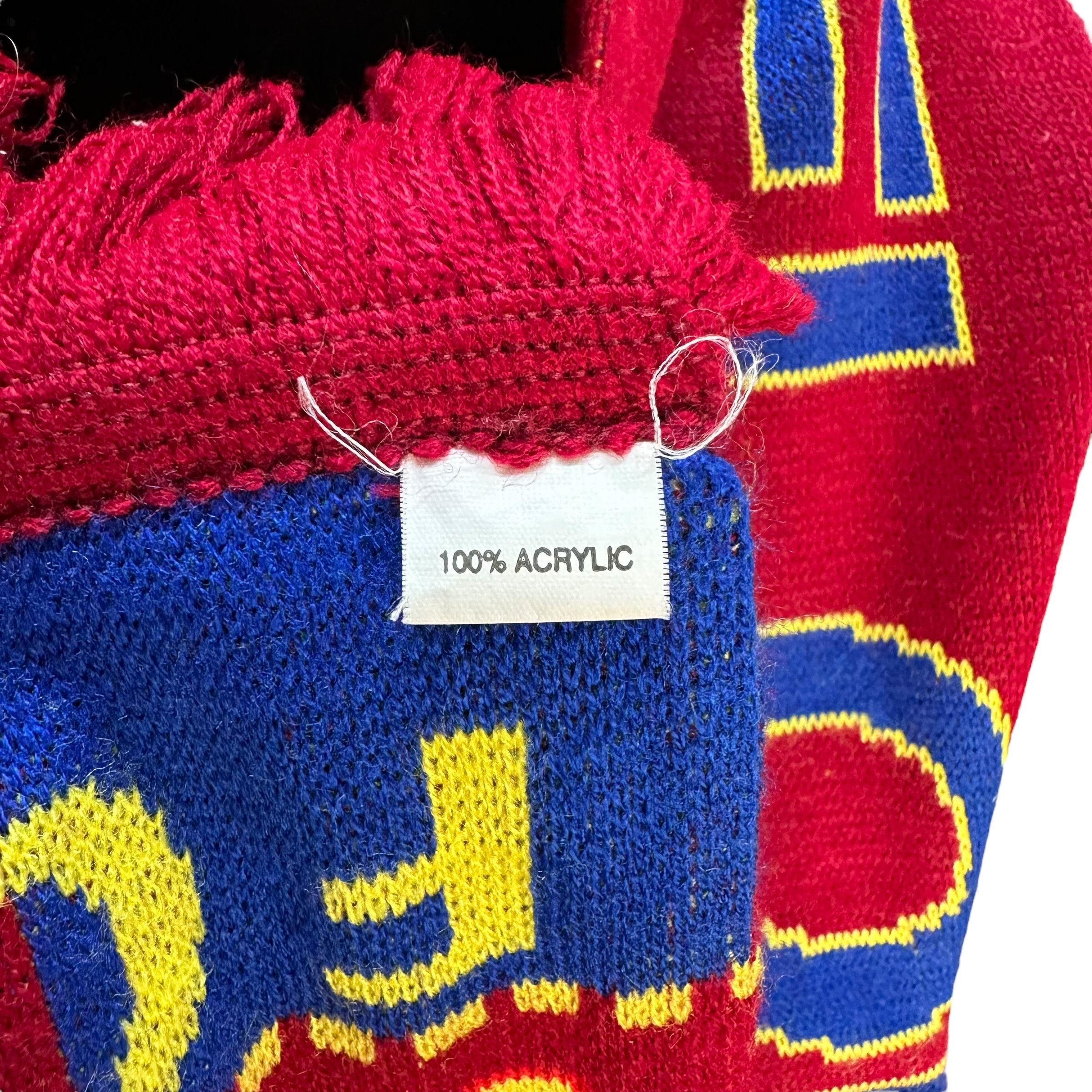 Vintage Vintage F.C. BARCELONA Muffler #A76-1833 Size ONE SIZE - 4 Thumbnail