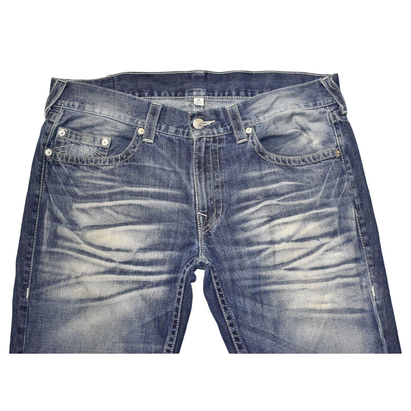 True Religion B4 Auth TRUE RELIGION Straight Nat SN Zip Fly Jeans Size 38 Size US 38 / EU 54 - 3 Thumbnail
