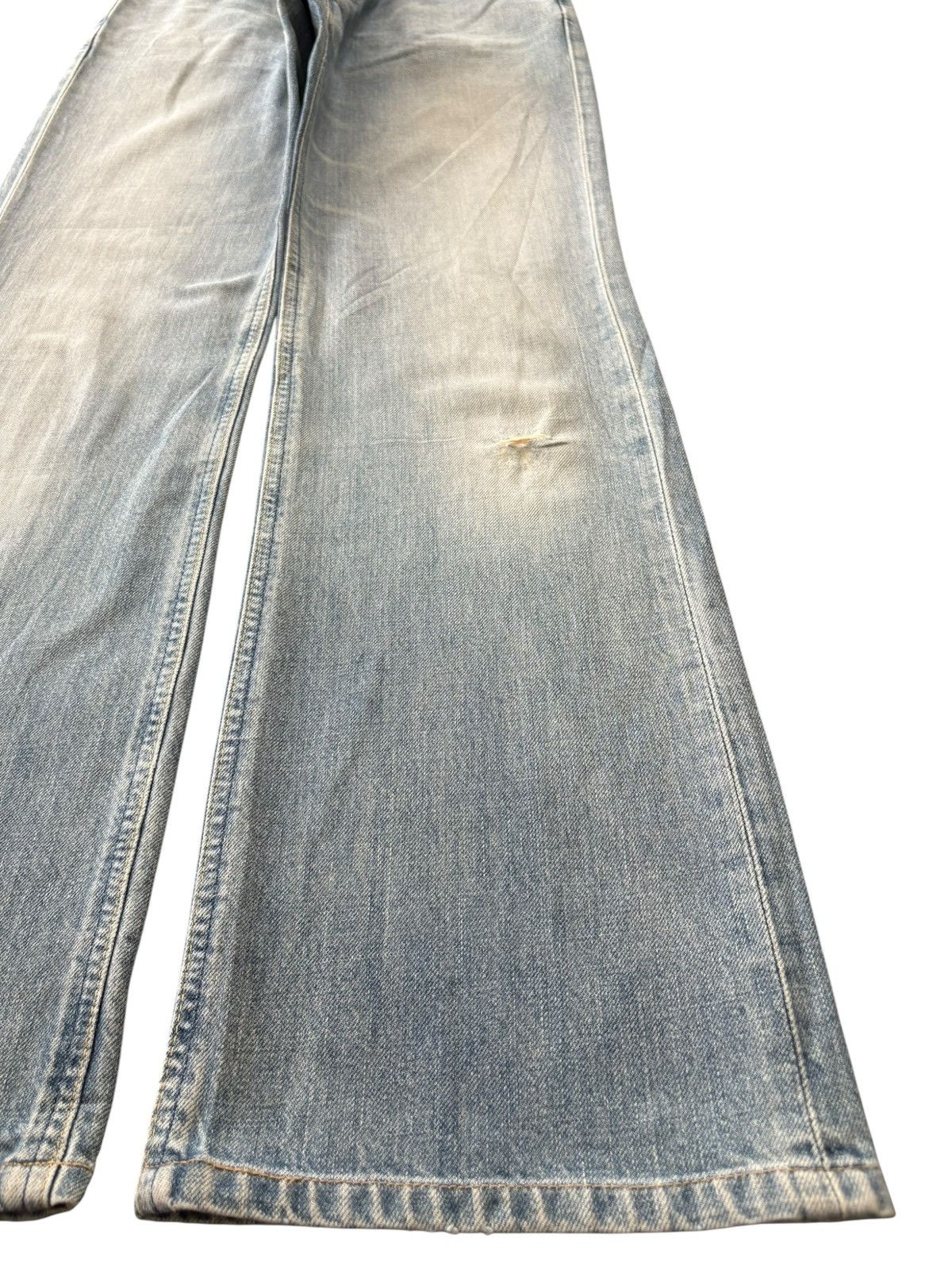 Lee Vintage 90s Lee Riders Faded Distressed Flare Jeans Size 29" - 7 Thumbnail