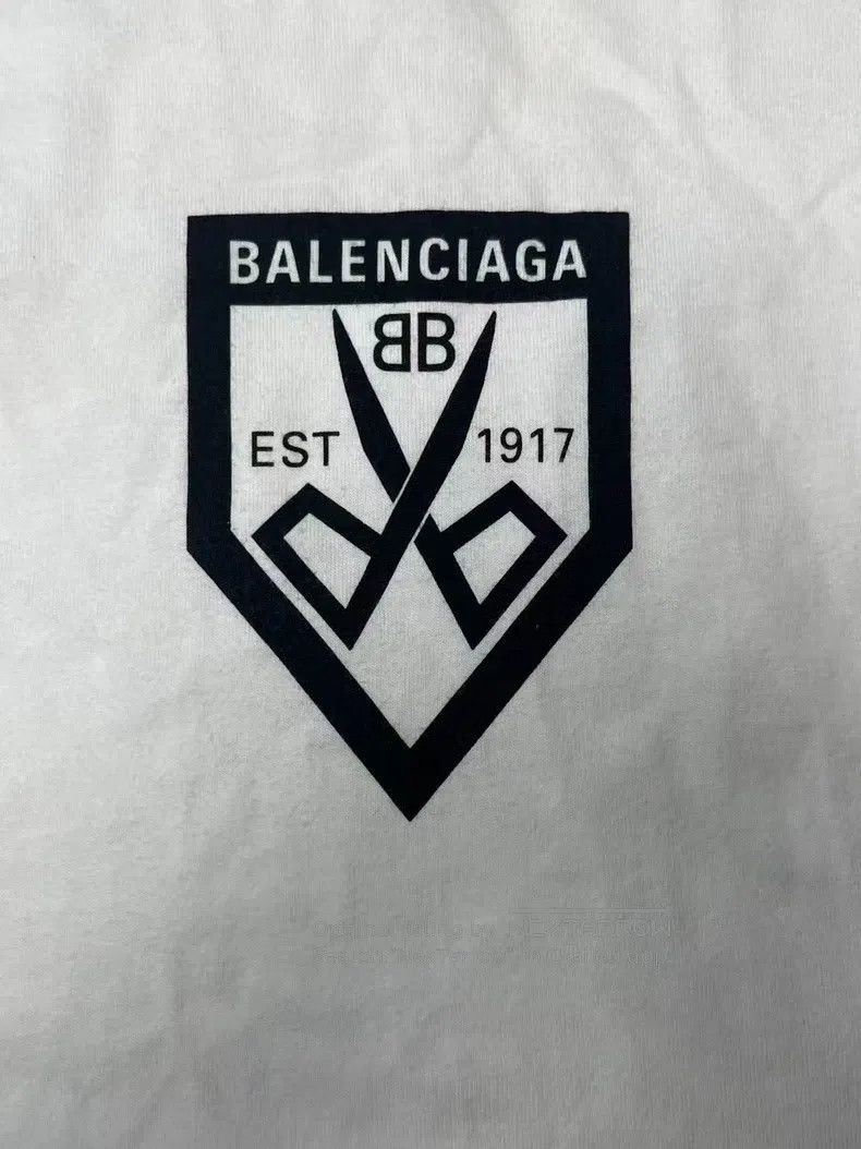 Balenciaga Balenciaga Pattern Printed Round Neck Short Sleeve T-Shirt Size US XXS / EU 40 - 3 Thumbnail