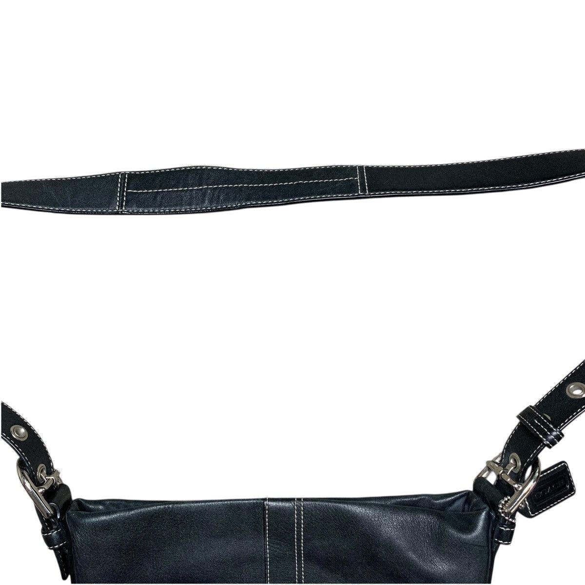 Coach Coach F10938 Soho Slim Y2K Black Leather Crossbody Bag Size ONE SIZE - 6 Thumbnail