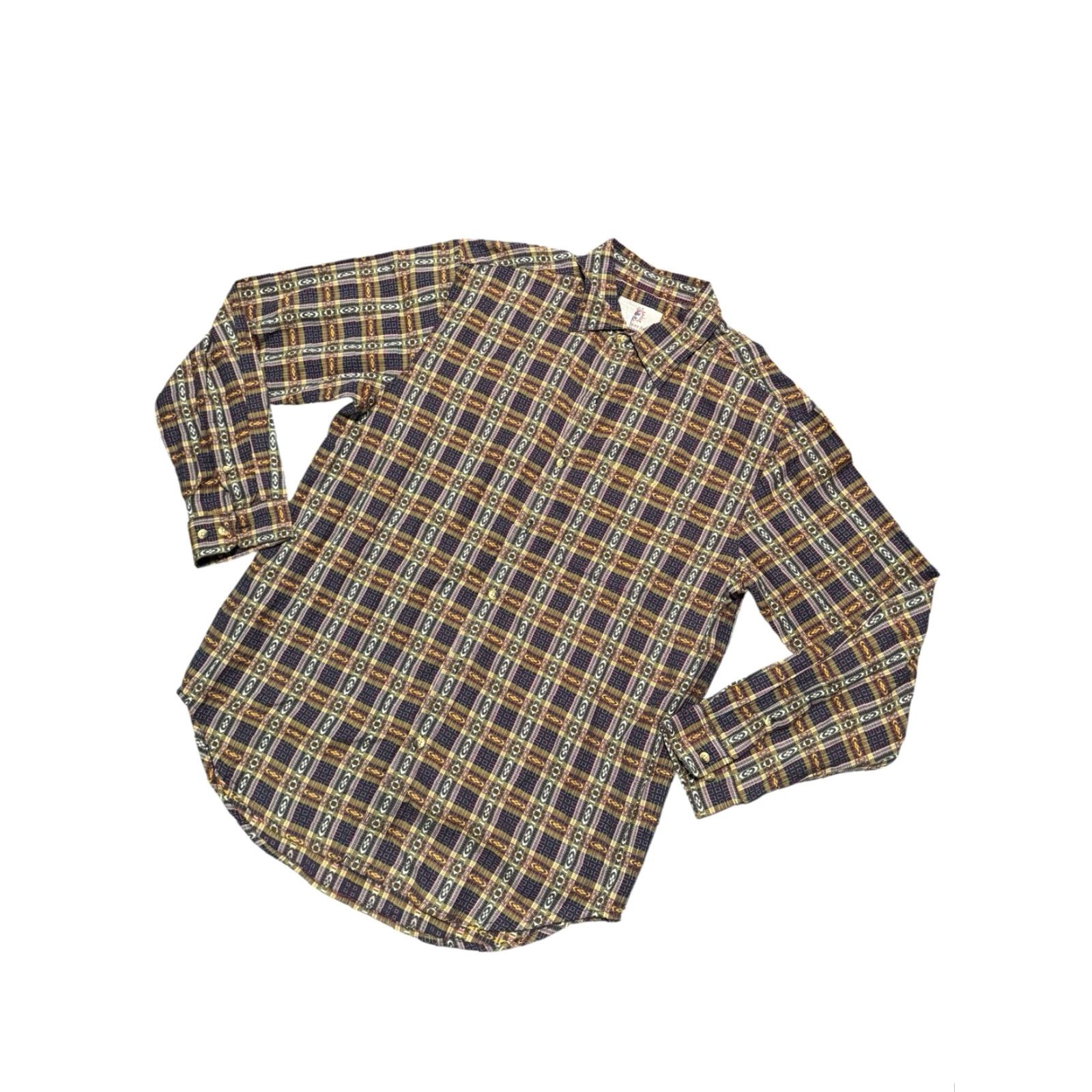 The Territory Ahead VINTAGE Territory Ahead Shirt Mens Southwestern Aztec Chambray Western Large Size US L / EU 52-54 / 3 - 4 Thumbnail