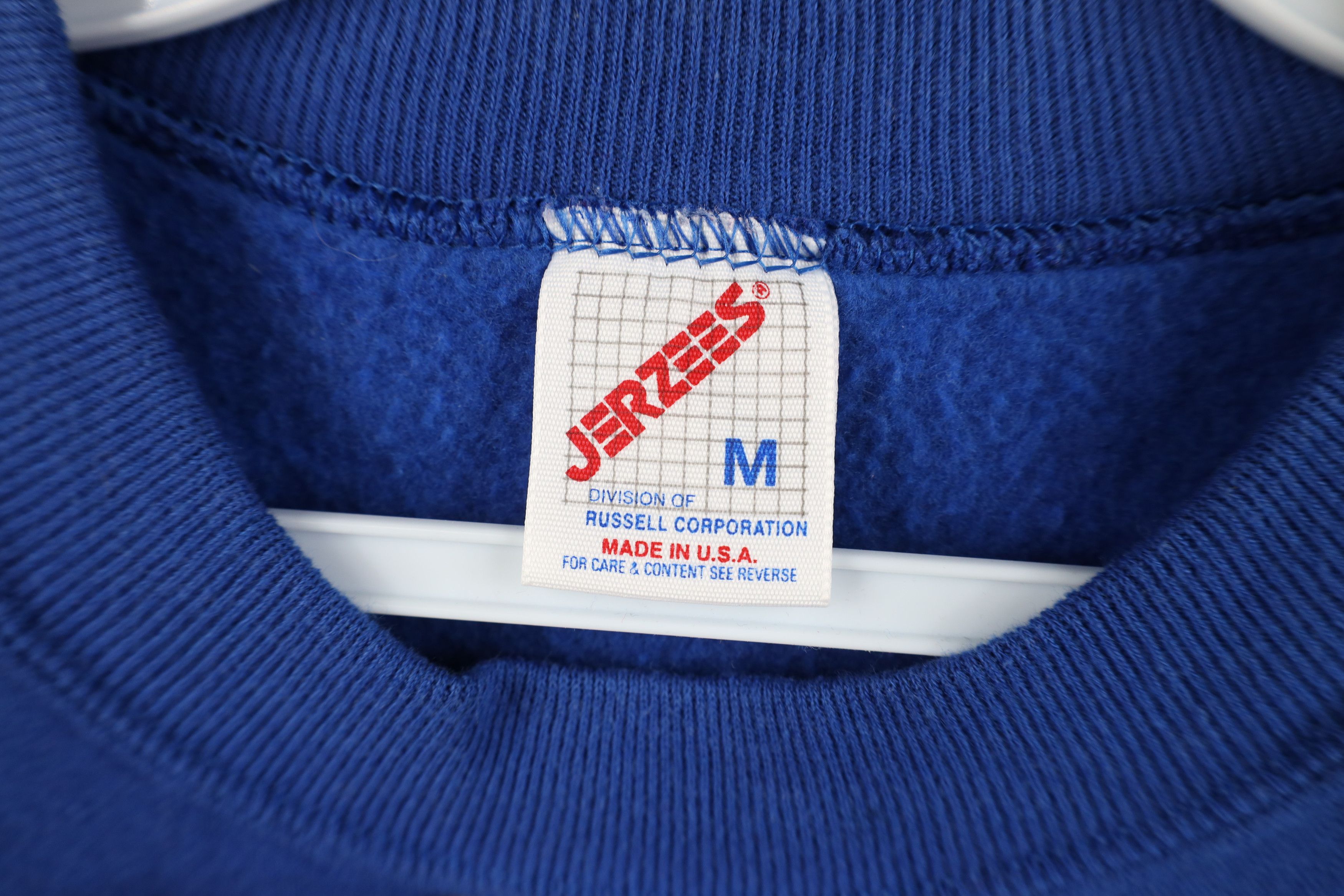 Vintage Vintage 90s Streetwear Crewneck Sweatshirt Royal Blue USA Size US M / EU 48-50 / 2 - 6 Thumbnail