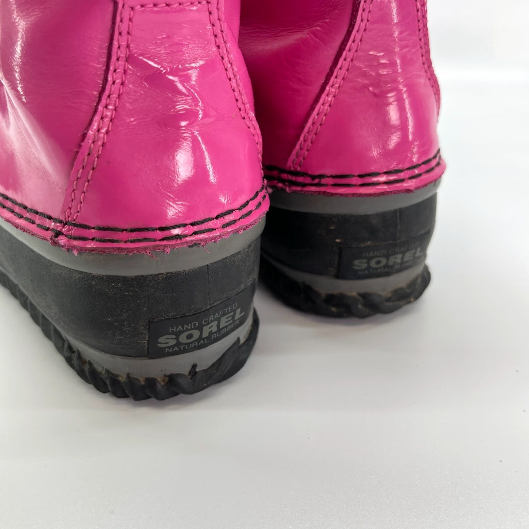 SOREL Sorel Duck Boots Lace Up Pink Black Out N' About NY2635-695 Womens Size US 6 Size US 6 / IT 36 - 2 Thumbnail