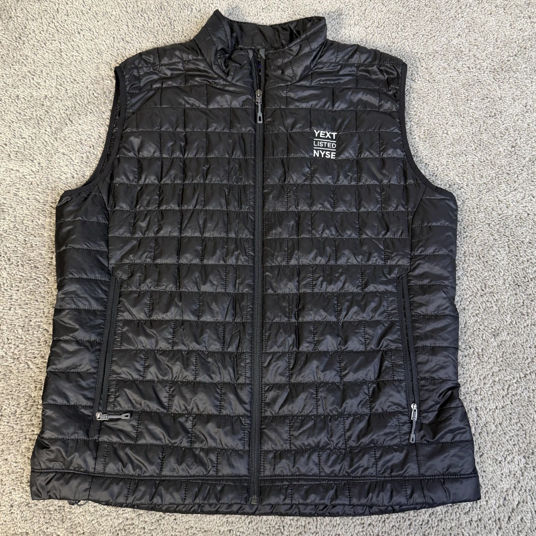 Patagonia Patagonia Vest Mens XL Black Quilted Insulated Puffer Full Zip Nano Puff Short Jacket Size US XL / EU 56 / 4 - 2 Thumbnail