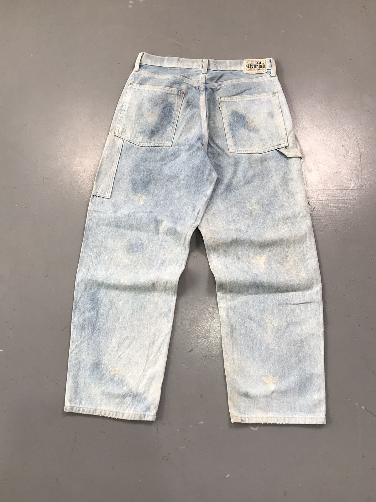 Levi's × Vintage Vintage Levi’s silver tab Sun fade carpenter denim Size US 34 / EU 50 - 6 Thumbnail