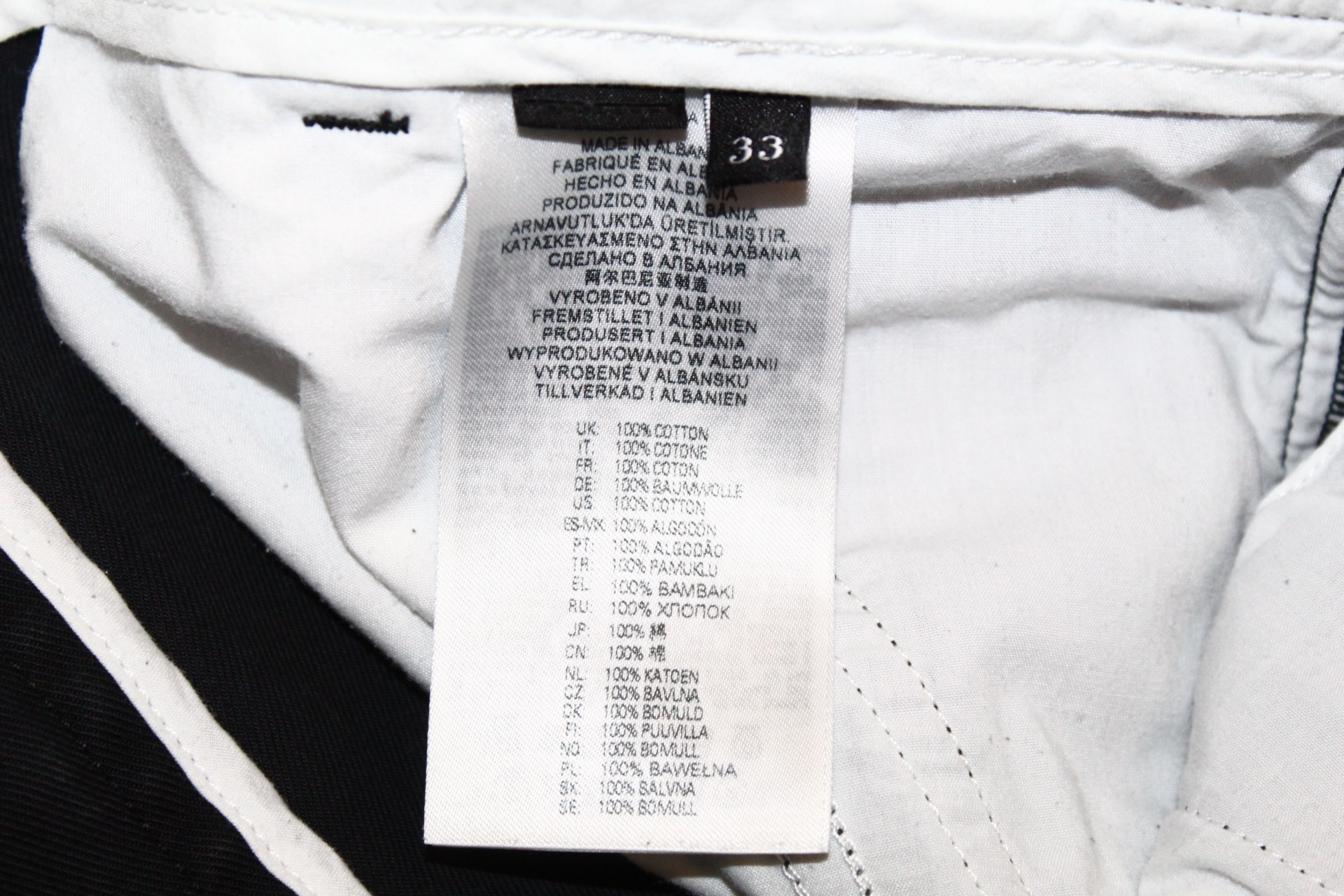 Diesel Diesel Black P-Jared-NL Slim Fit Twill Chino Cargo Trousers Size US 33 - 10 Thumbnail