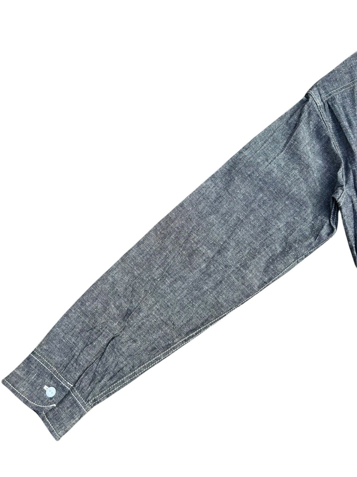 45rpm Dope & Drakkar Japan Chambray Work Shirt Size US M / EU 48-50 / 2 - 21 Thumbnail