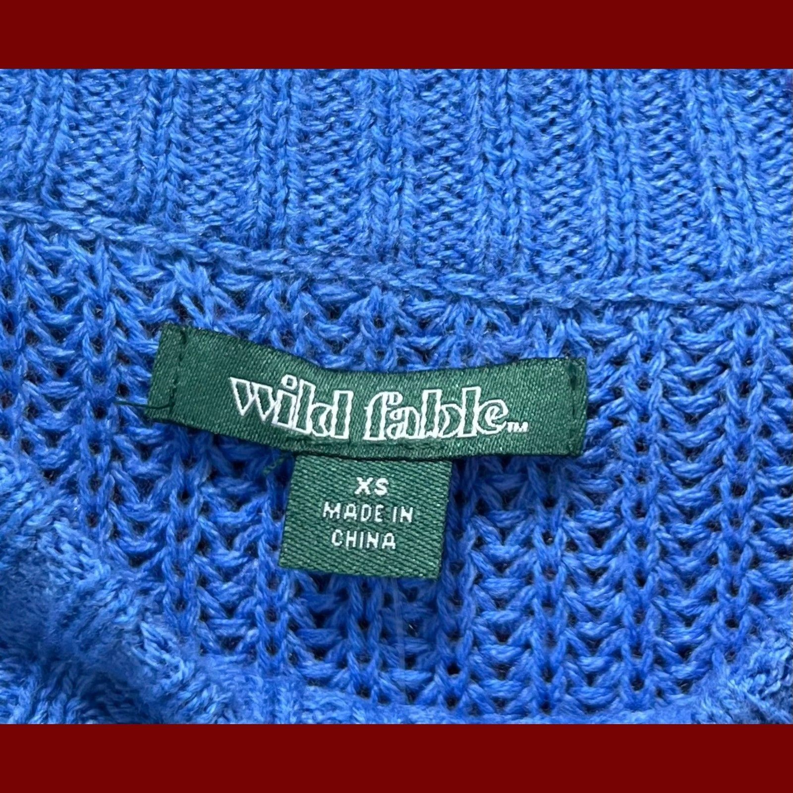 Other Wild Fable - Women's Ribbed Knit Crop Sweater Long Sleeve Cr Size XS / US 0-2 / IT 36-38 - 9 Thumbnail