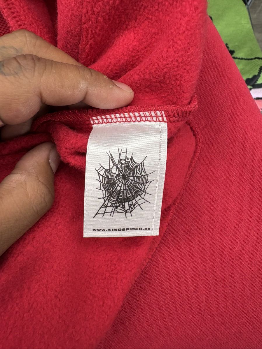 Sp5der Sp5der Og Web V2 Hoodie 'Red' Size US L / EU 52-54 / 3 - 4 Thumbnail