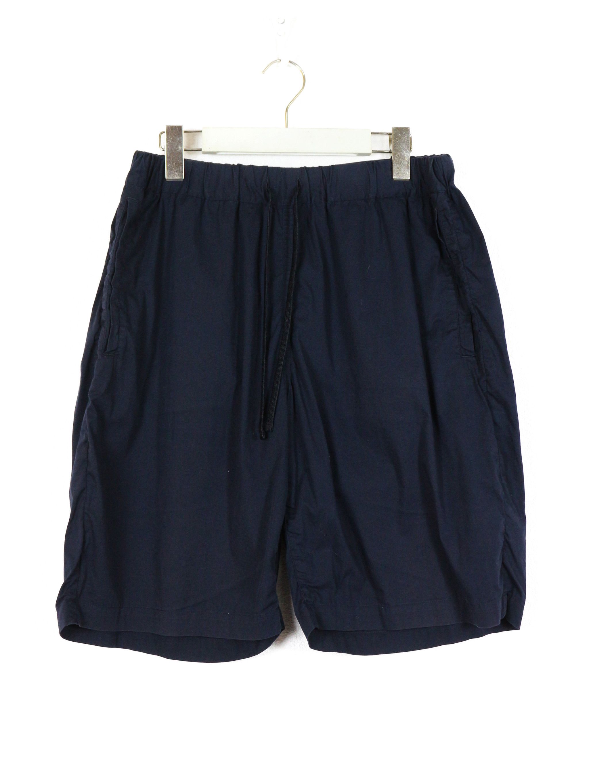 Cos COS Lightweight Pleated Navy Avant Garde Shorts Size US 32 / EU 48 - 1 Thumbnail