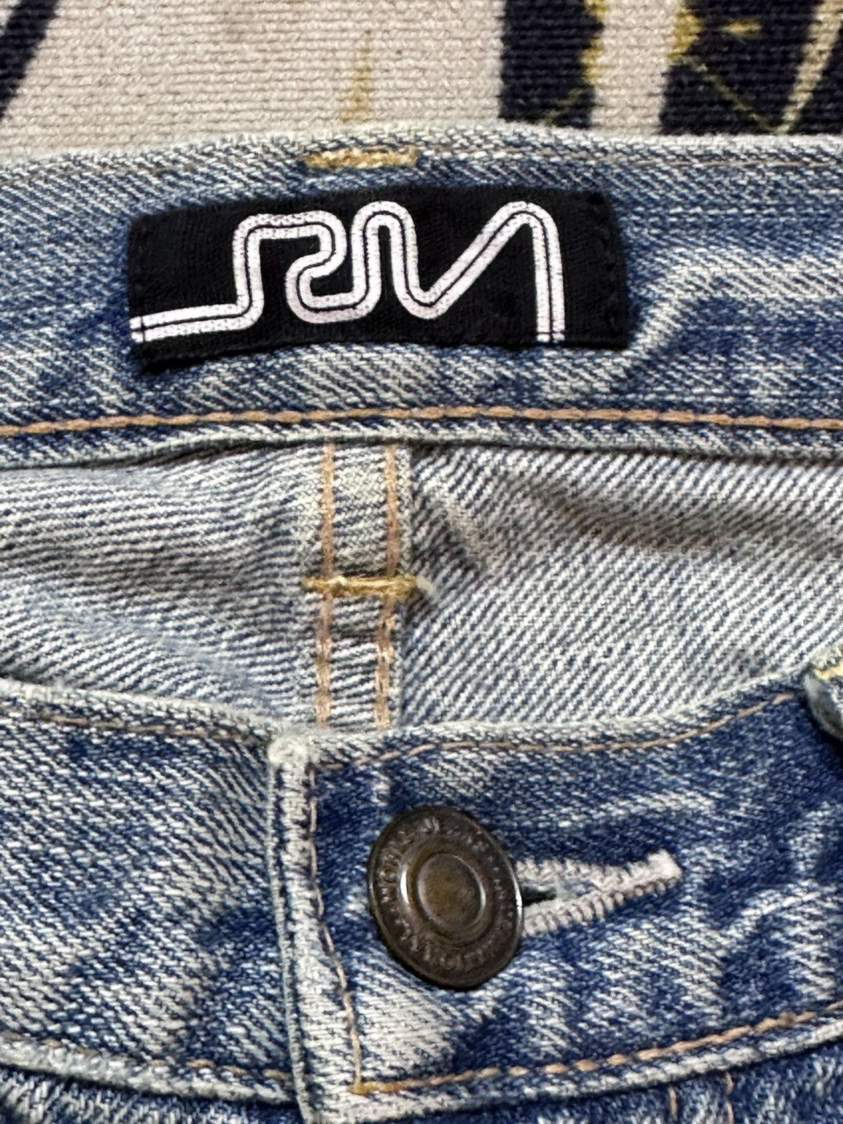 Hysteric Glamour Vintage RNA.Inc Ripped Grunge Zipper Leg Distressed Denim Size US 31 - 8 Thumbnail