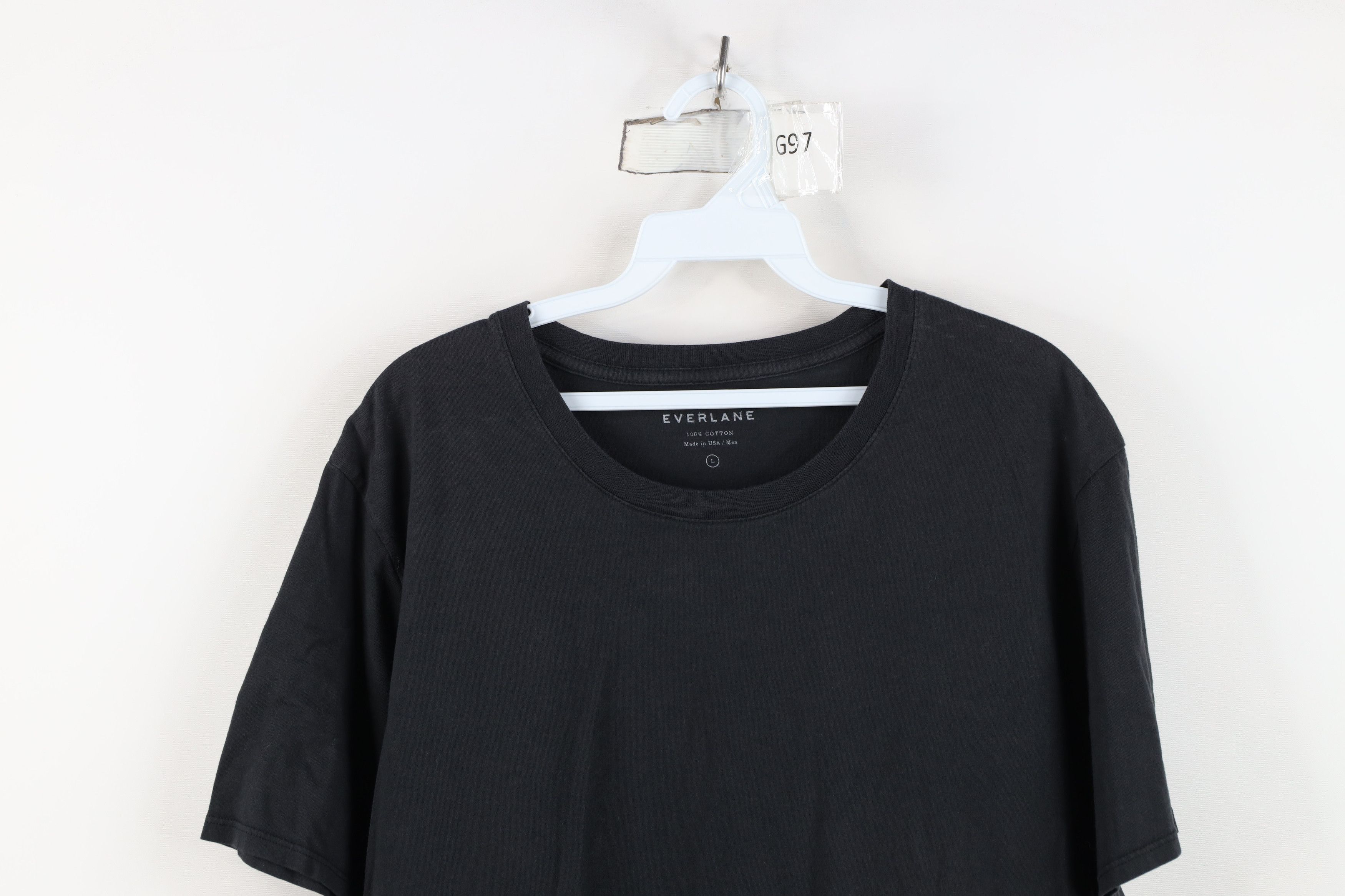 Everlane Everlane Faded Blank Cotton Short Sleeve T-Shirt Black USA Size US L / EU 52-54 / 3 - 2 Thumbnail