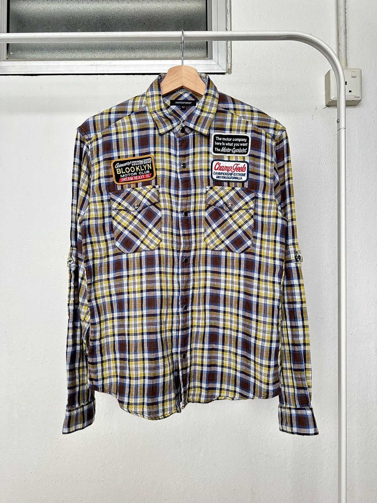 Hysteric Glamour 2010's Rattle trap checked snap button shirt Size US M / EU 48-50 / 2 - 5 Thumbnail