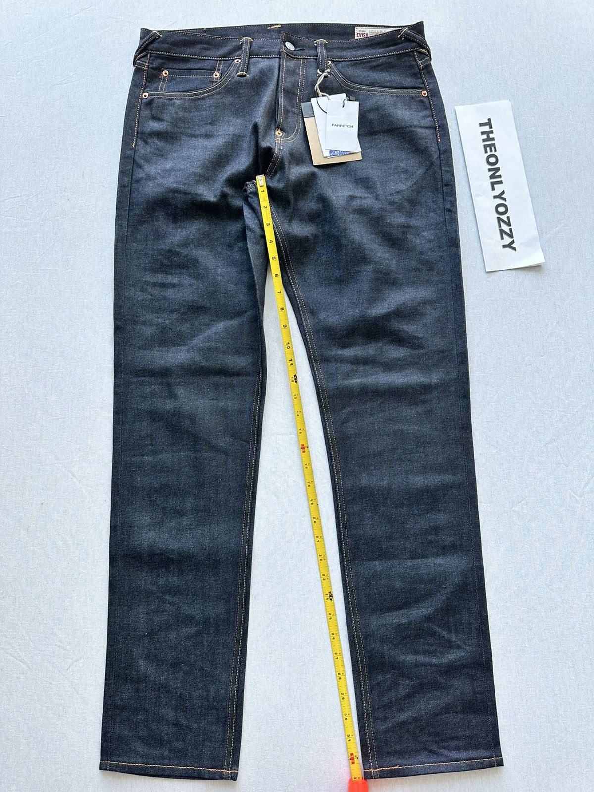 Evisu Evisu Blue Indigo Japenese Denim White Gulls sz 33 Size US 33 - 3 Thumbnail