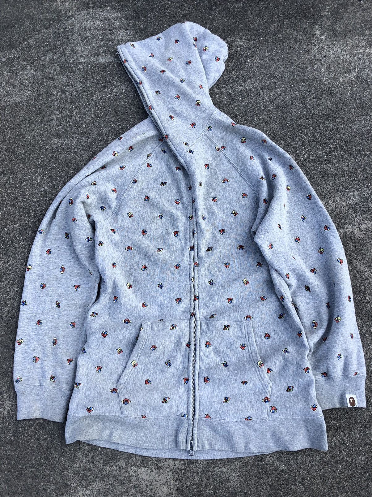 Bape A Bathing Ape Shark Full Zip Hoodie Size L / US 10 / IT 46 - 2 Thumbnail