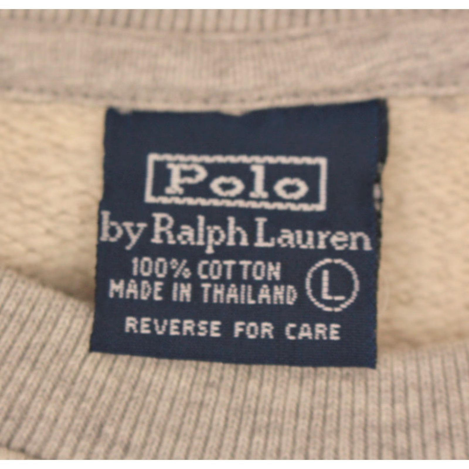 Polo Ralph Lauren VTG Polo Ralph Lauren 1990s Sweatshirt Basketball Shirt Mens L Grey Size US L / EU 52-54 / 3 - 4 Thumbnail