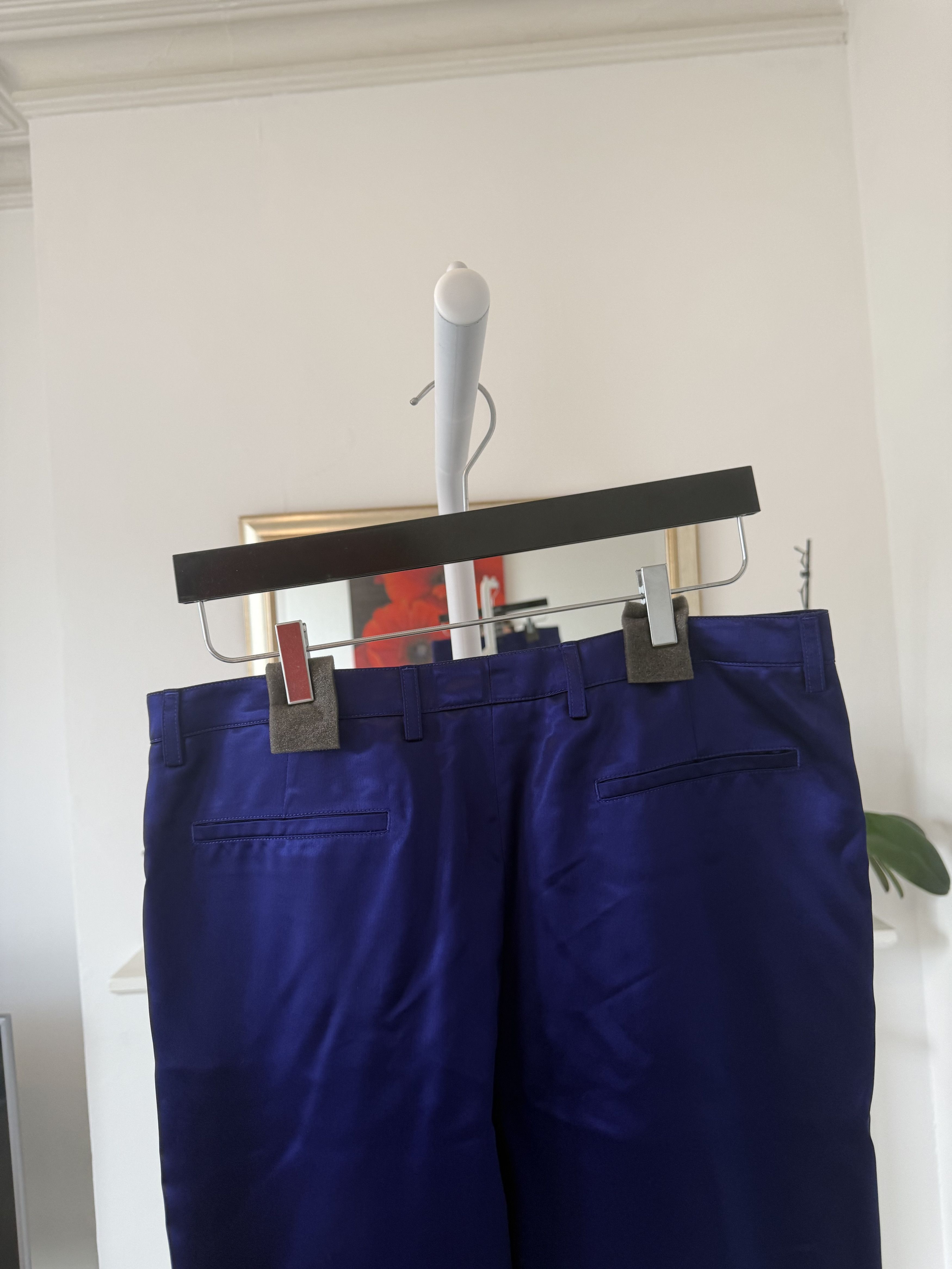 Saint Laurent Paris SS22 Saint Laurent High-Rise pants in Satin Size US 32 / EU 48 - 8 Thumbnail