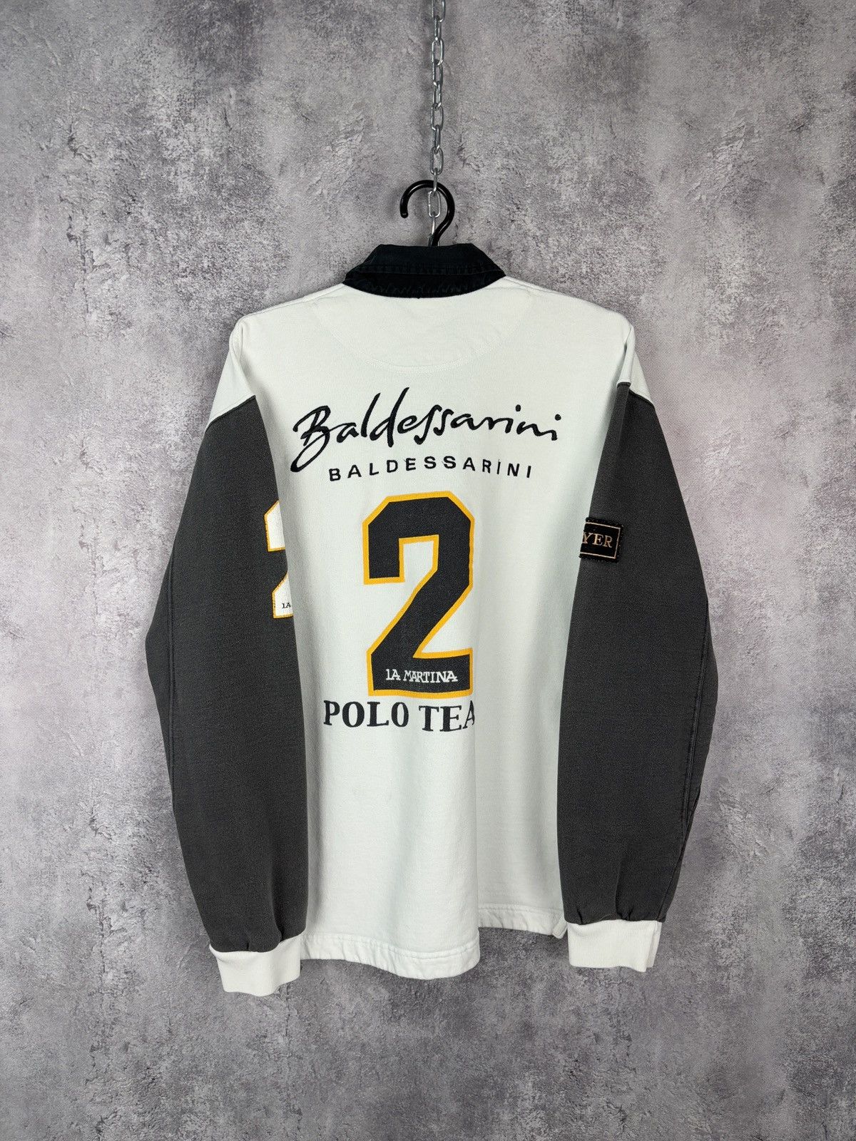 Baldessarini × La Martina × Vintage La Martina Rugby Baldessarini Polo Team Vintage Size US M / EU 48-50 / 2 - 6 Thumbnail