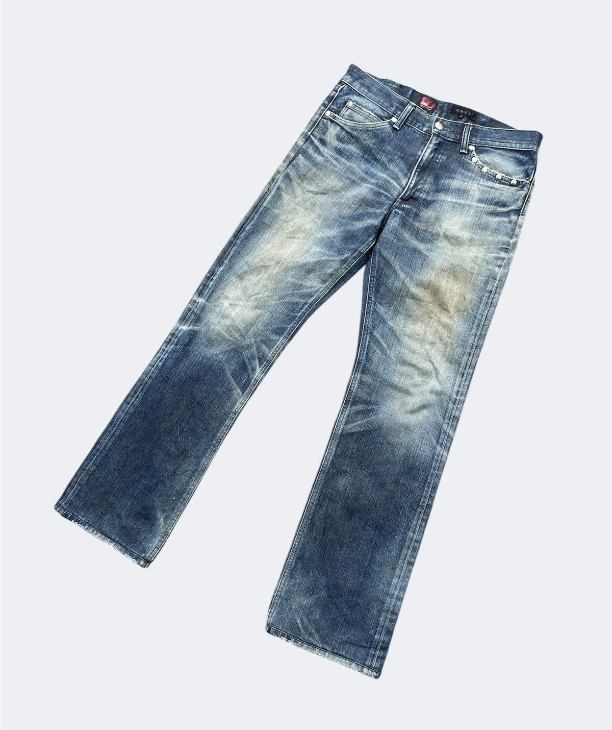 Lee 🔥Accept Binding Offer🔥 Disstressed Lee Denim jeans Vintage Size US 29 - 2 Thumbnail