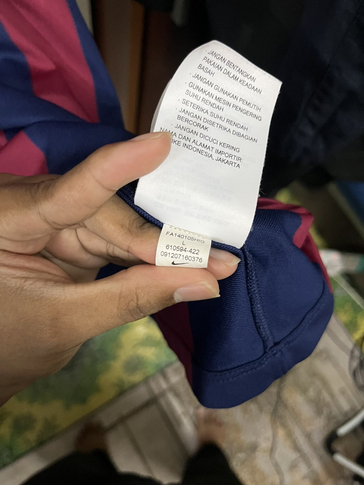 Nike BARCALONA 2014/15 HOME | NEYMAR 11 Size US L / EU 52-54 / 3 - 8 Thumbnail