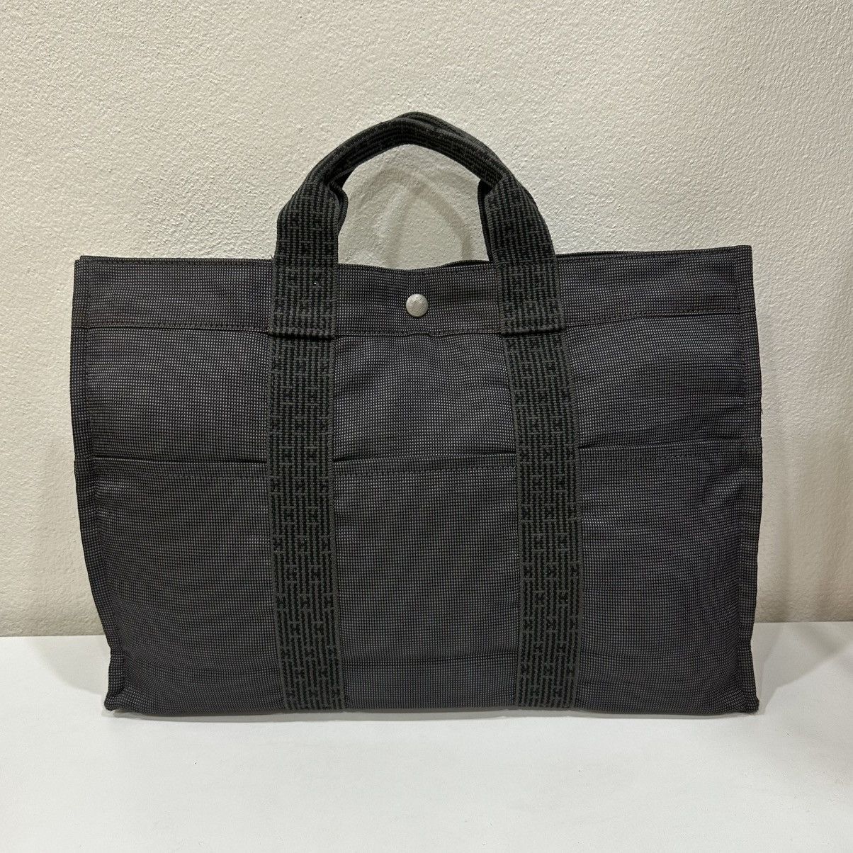 Hermes ‼️LASTDROP‼️ HERMES HER LINE MM CANVAS HAND TOTE BAG Size ONE SIZE - 2 Thumbnail