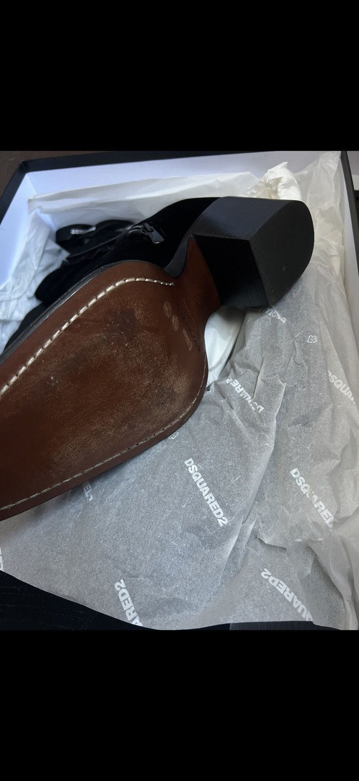 Dsquared2 Dsquared2 velvet boots size 42 new with box Size US 9 / EU 42 - 6 Thumbnail