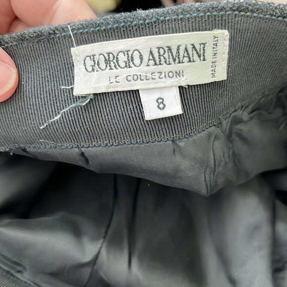 Giorgio Armani Giorgio Armani Wool Pinstriped High Waisted VTG 90s Pants Tr Size 30" / US 8 / IT 44 - 6 Thumbnail